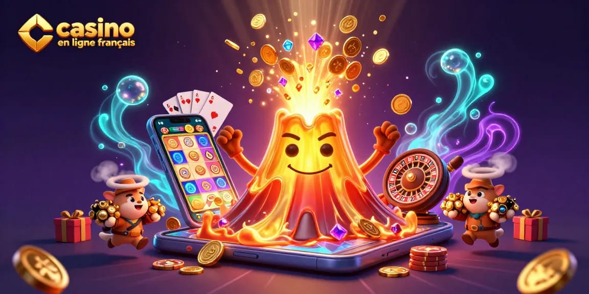 Plongez dans l'univers captivant du casino en ligne français avec cette illustration riche en détails et magie.
