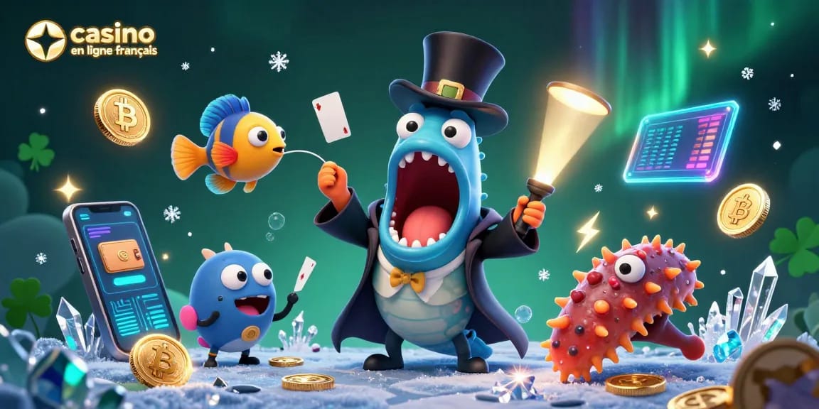Vivez l'expérience du casino en ligne français avec un spectacle magique sous-marin captivant.
