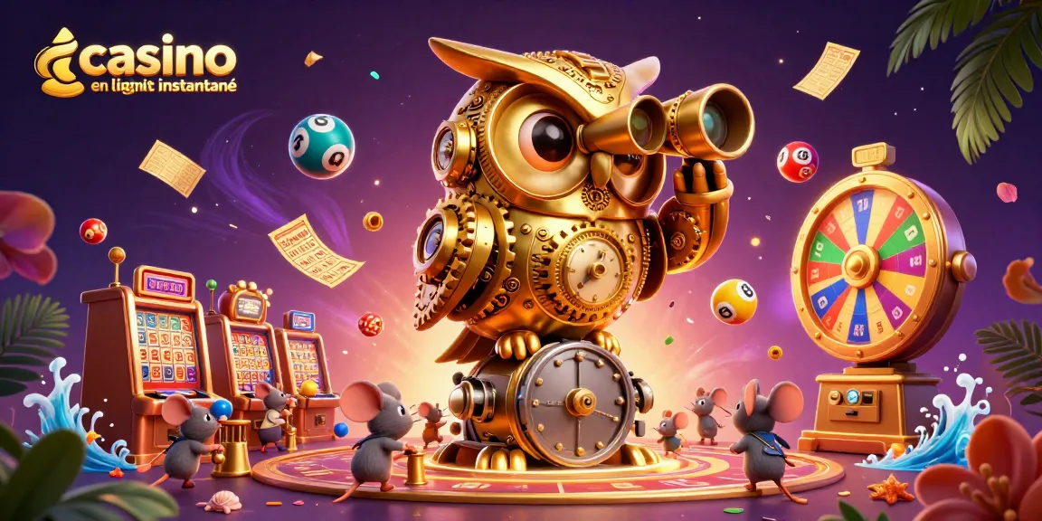 Profitez des jeux avec un retrait instantané dans un casino en ligne rempli d'animation.