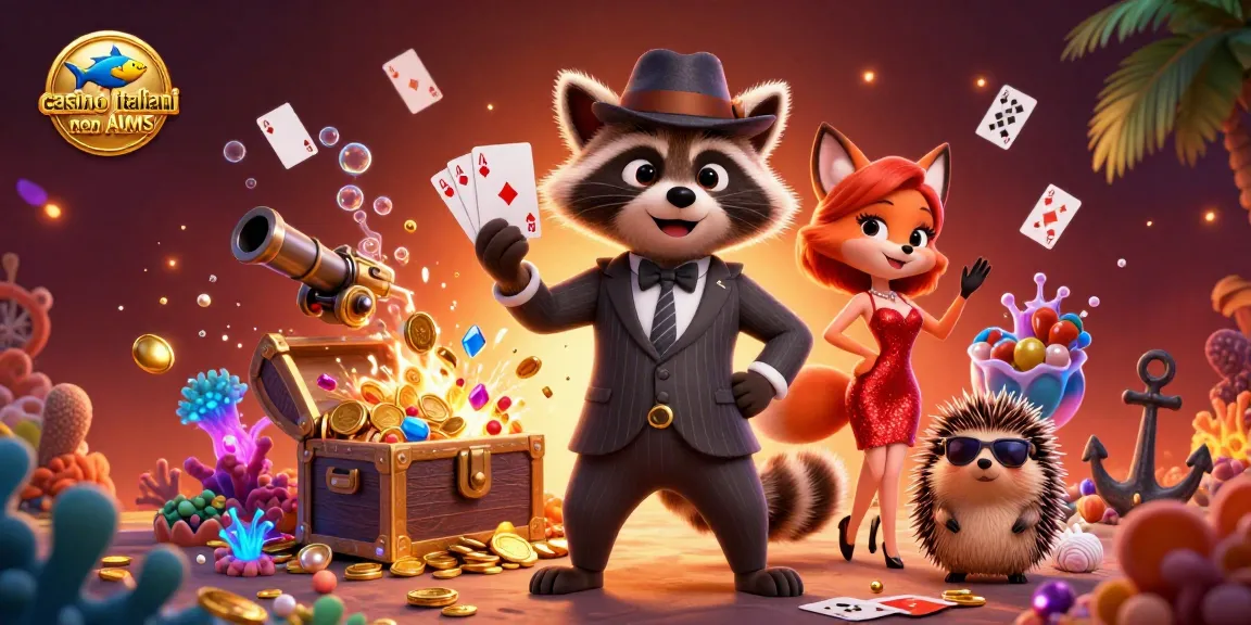 Il raccoone in giacca, la volpe elegante, e il riccio sorvegliante offrono un'esperienza nei casino italiani non AAMS.