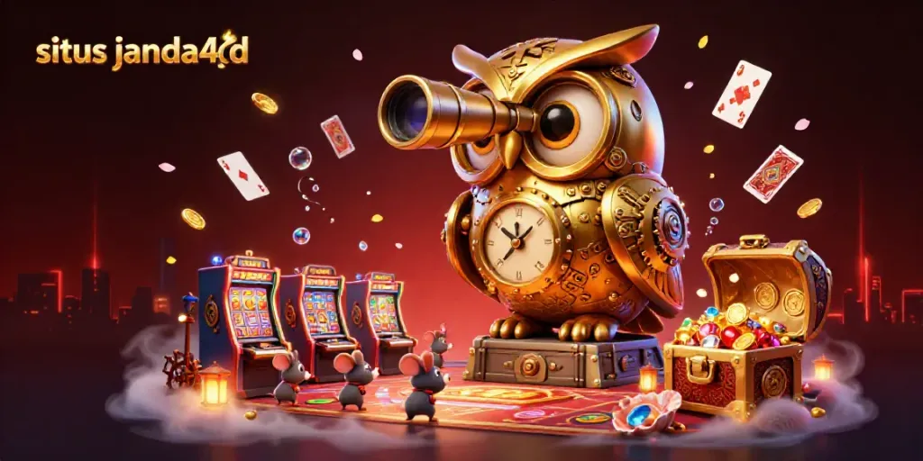 Rasakan kegembiraan di situs janda4d dengan ilustrasi kasino 3D yang menarik dan slot memikat.