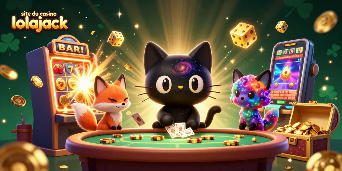 Ressentez l'excitation sur le site du casino lolajack avec des machines à sous et des cagnottes énormes.