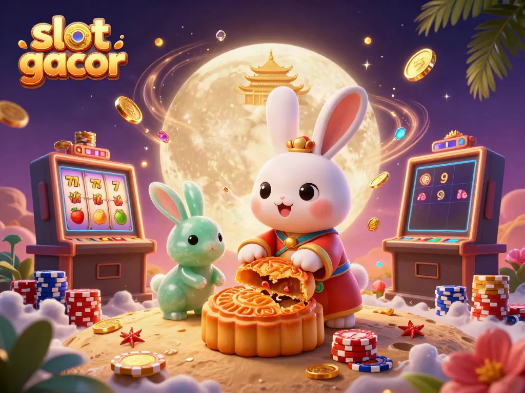 Experience the excitement of slot gacor with vibrant 3D characters and dynamic casino elements.