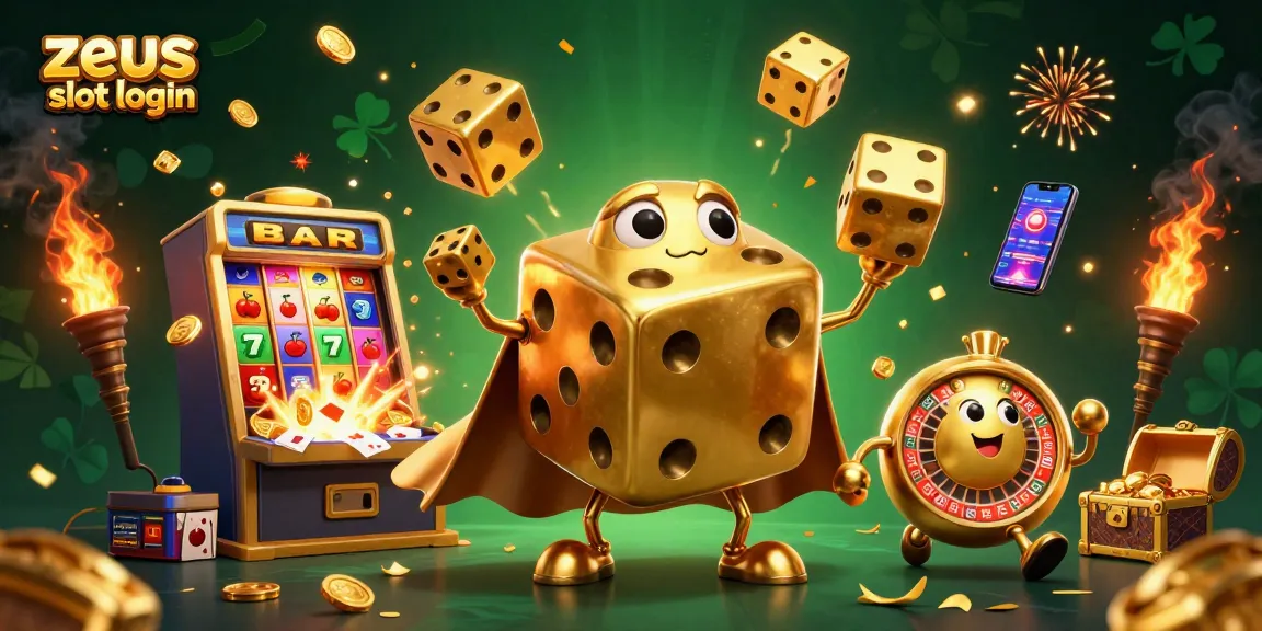 Experience the excitement of zeus slot login with colorful symbols, jackpots, and a dynamic casino scene.
