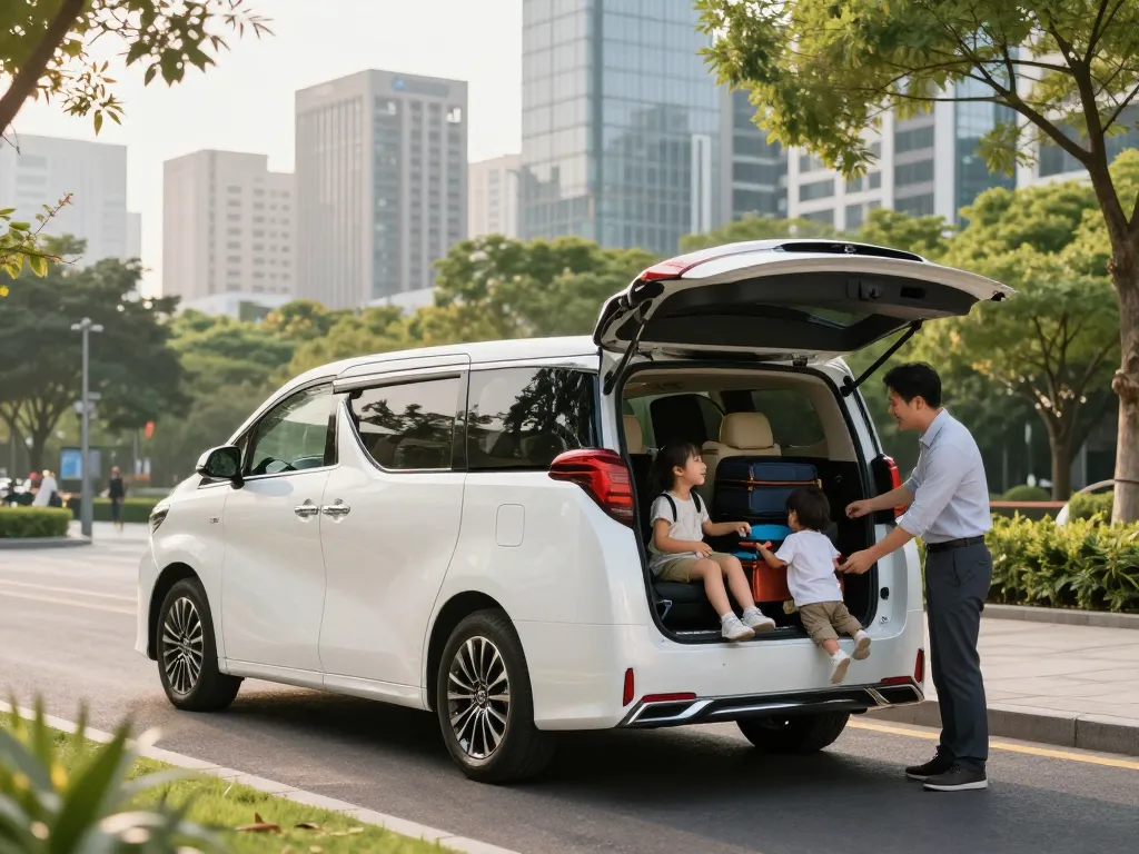 cho thuê xe Alphard cho du lịch sang trọng trong môi trường đô thị với gia đình và tài xế thân thiện