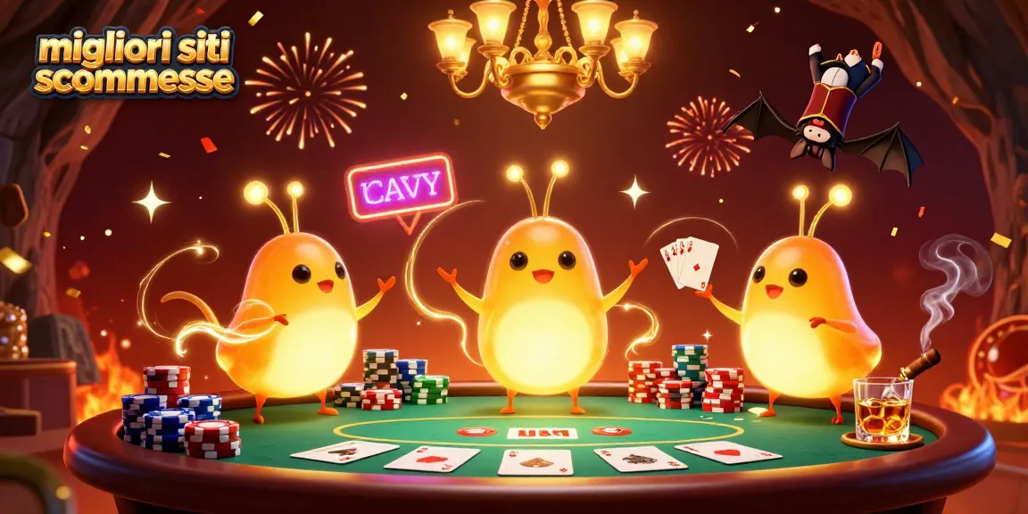 Scopri i migliori siti scommesse con un'illustrazione animata di un casinò