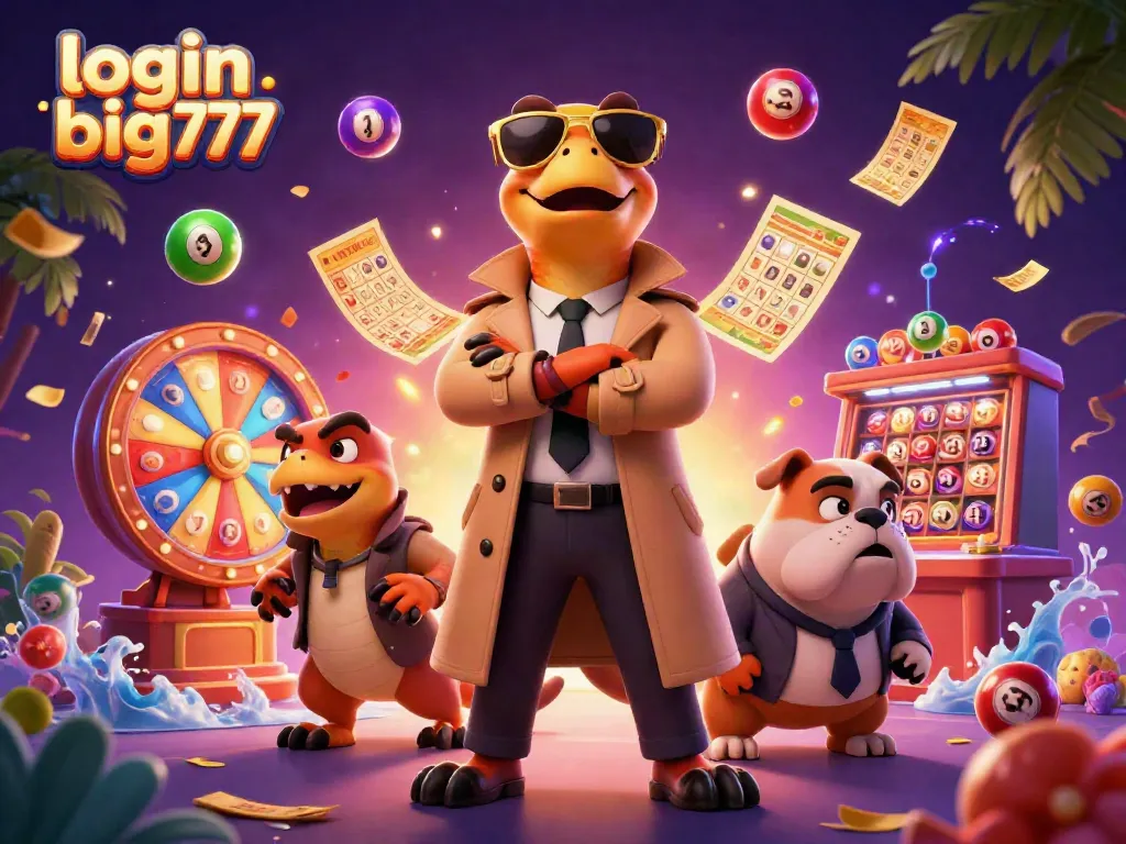Engage with login big777 as raptors in a trench coat humorously try to access a VIP casino lounge.