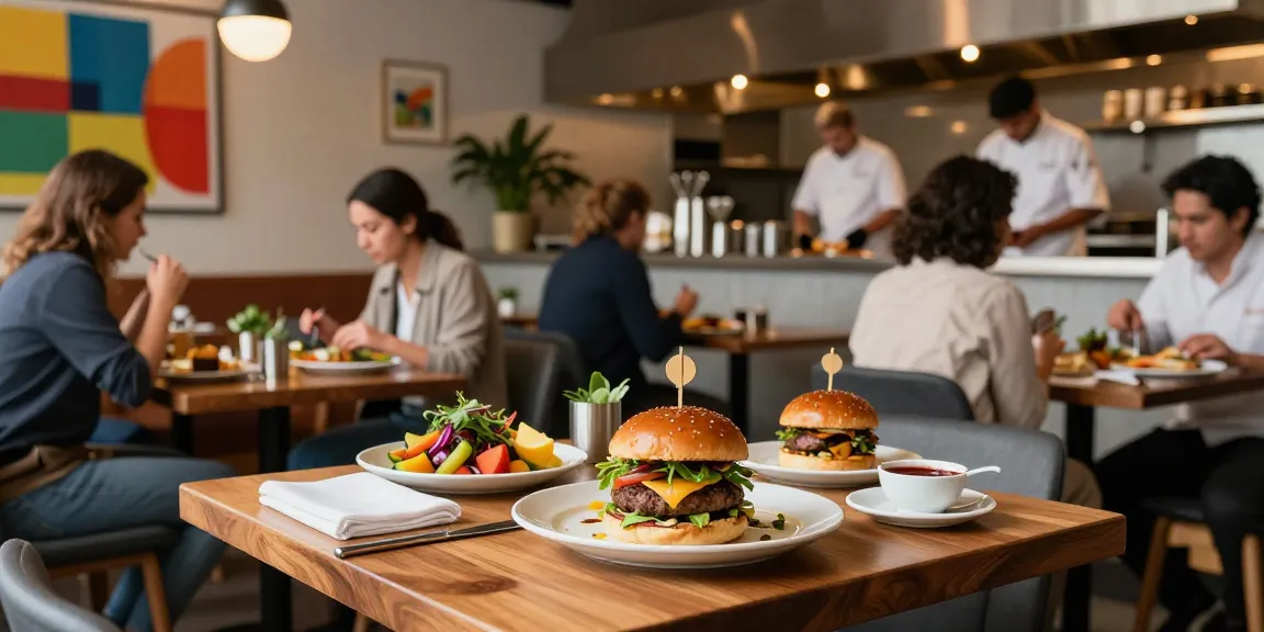 Chef Renata plating gourmet burgers at ROKOK88, showcasing premium dining.