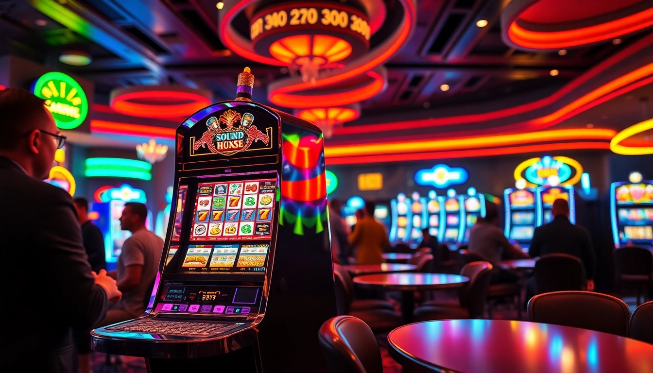 Experience as38 slot alternatif excitement with an engaging casino scene featuring a lively slot machine.