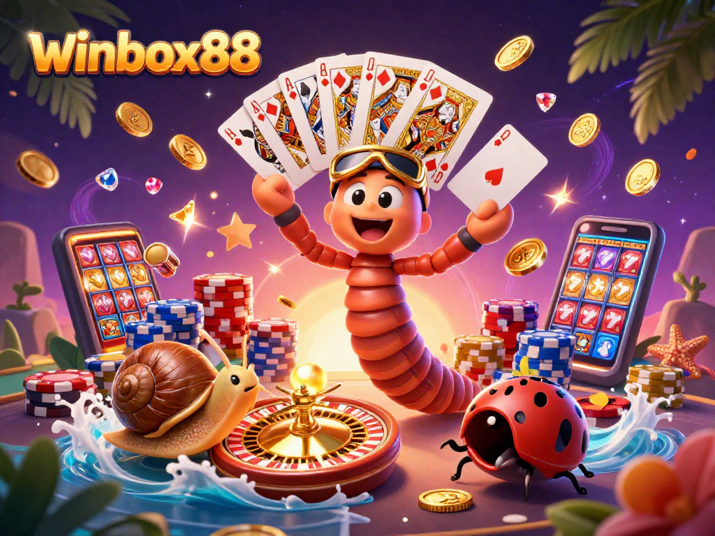 Experience thrilling gameplay at winbox88 with exciting casino characters and vibrant action.