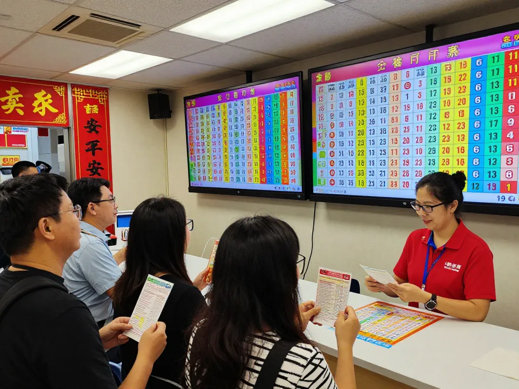 Excited participants watching the Hongkong Lotto live draw, capturing the vibrant atmosphere and community spirit.