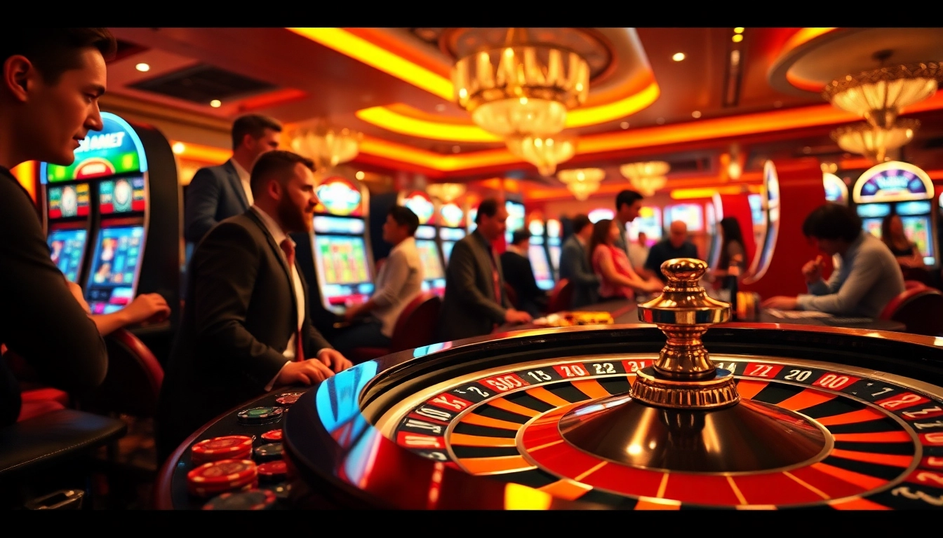 Experience the thrill of Non gamstop casino Uk with vibrant gaming machines and lively players.