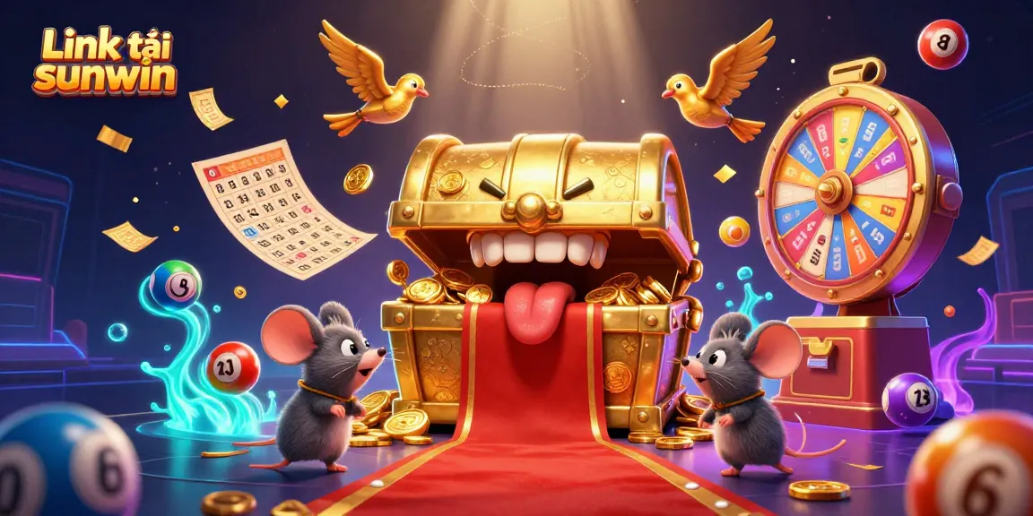 Join the adventure with Link tải sunwin as excitement fills the air with vibrant lottery elements.