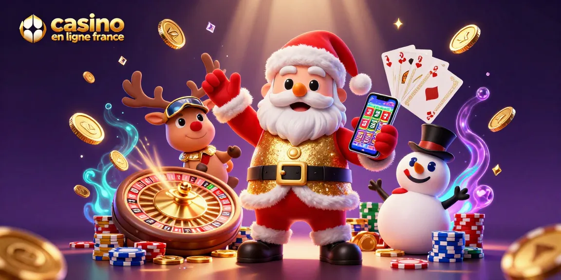 Casino en ligne France : Jouez et gagnez avec Santa et ses amis au casino !
