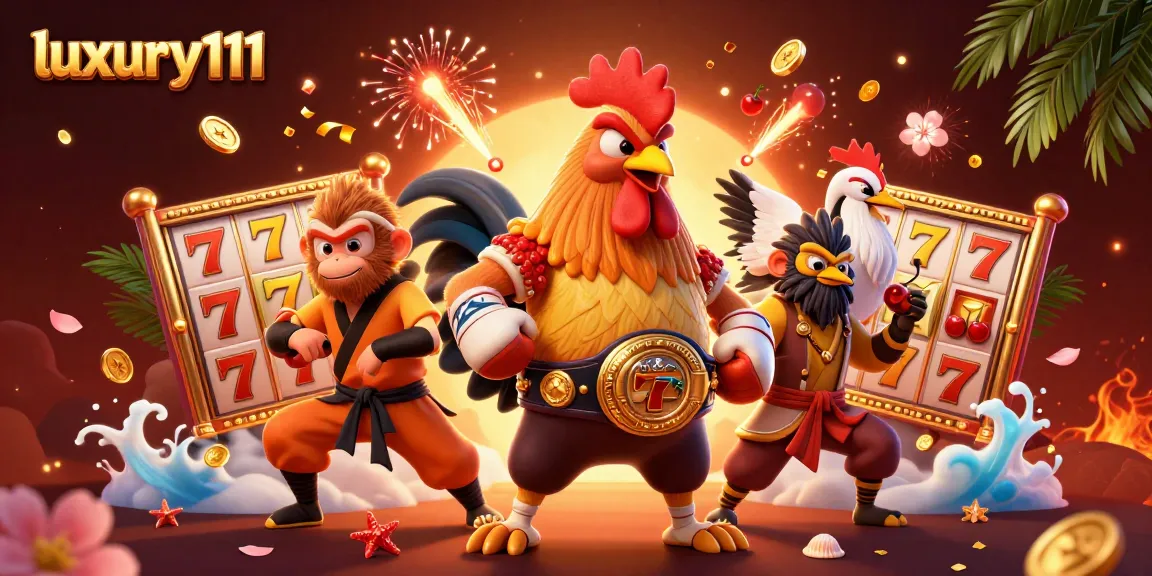 Engage in thrilling gameplay at luxury111 with vibrant slot reels and captivating characters.