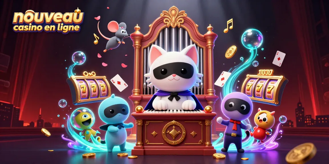Plongez dans l'univers du nouveau casino en ligne avec des éléments de jeu dynamiques et des personnages captivants.