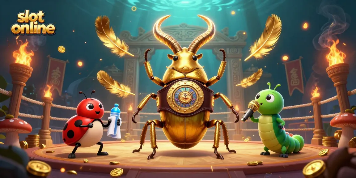 Putaran slot online dengan karakter seru dalam arena berkilau, untuk pengalaman bermain yang menarik.