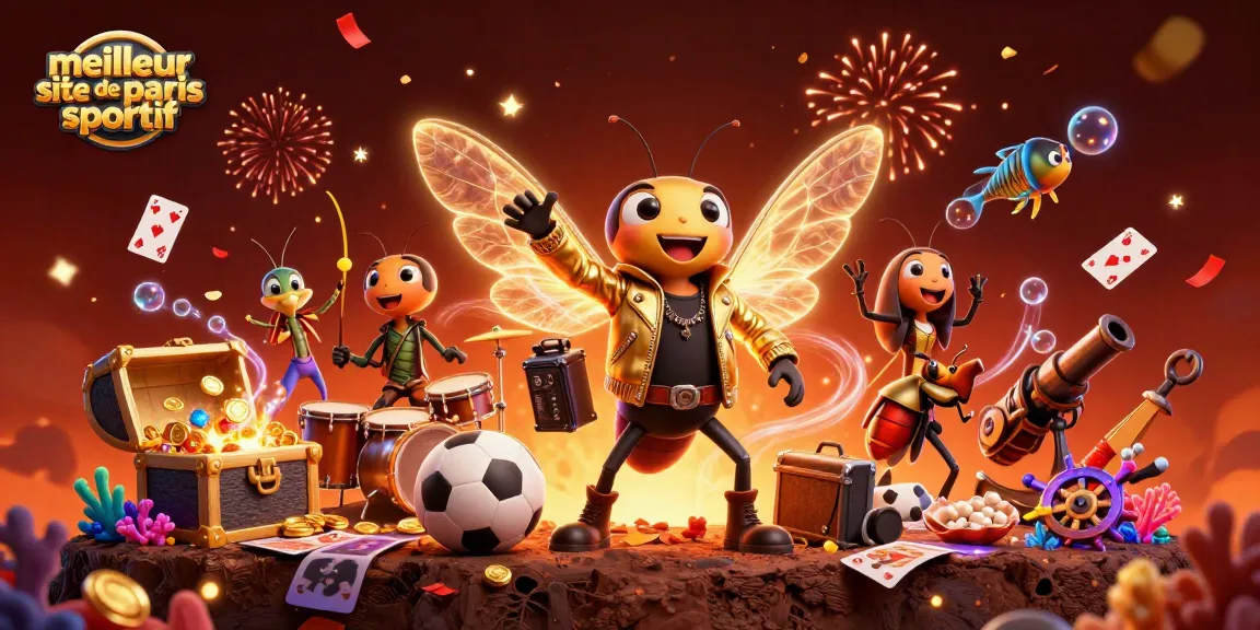 Pariez sur le meilleur site de paris sportif avec l'énergie d'un rock star dans une scène animée et festive.